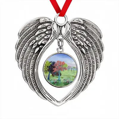 Delight To Come Upon… Christmas Wings Pendant