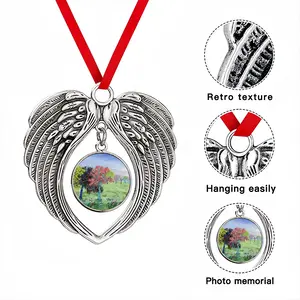 Delight To Come Upon… Christmas Wings Pendant