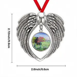 Delight To Come Upon… Christmas Wings Pendant