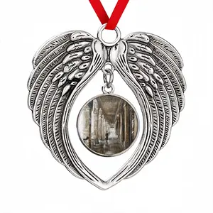 Rue Castiglione Christmas Wings Pendant