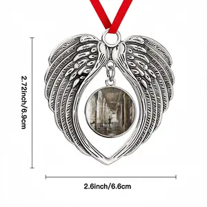 Rue Castiglione Christmas Wings Pendant