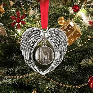 Rue Castiglione Christmas Wings Pendant