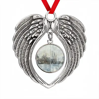 Chilly Morning Christmas Wings Pendant