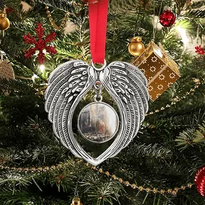 Busy Manhattan Christmas Wings Pendant