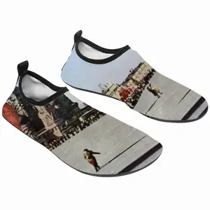 Men Lady In Red Square Diving Beach Shoes