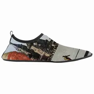 Men Lady In Red Square Diving Beach Shoes