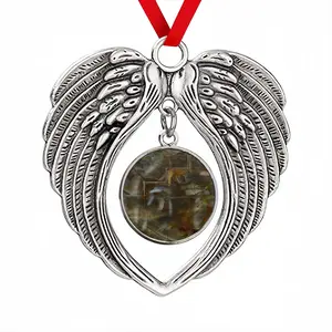 Ladder Christmas Wings Pendant