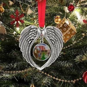 Along The Border Of Dream Christmas Wings Pendant