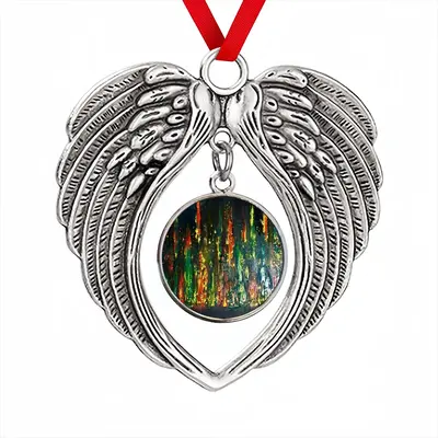 Dancing Cells H Christmas Wings Pendant