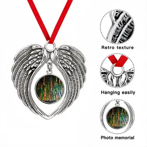 Dancing Cells H Christmas Wings Pendant