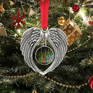 Dancing Cells H Christmas Wings Pendant