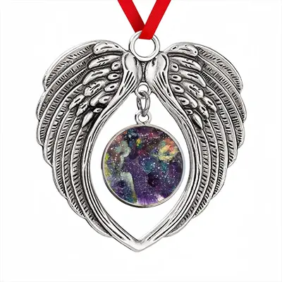 Cosmic Wisdom Christmas Wings Pendant