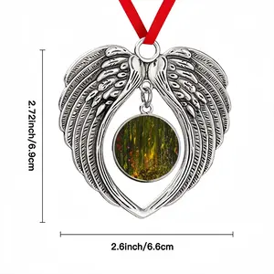 Cellular Universe M Christmas Wings Pendant