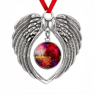 Bay Lights Christmas Wings Pendant