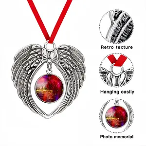 Bay Lights Christmas Wings Pendant