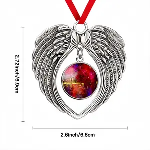 Bay Lights Christmas Wings Pendant