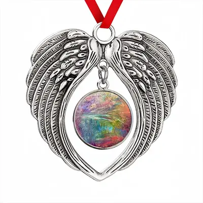 World Of Red Christmas Wings Pendant