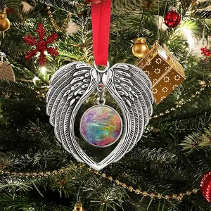 World Of Red Christmas Wings Pendant