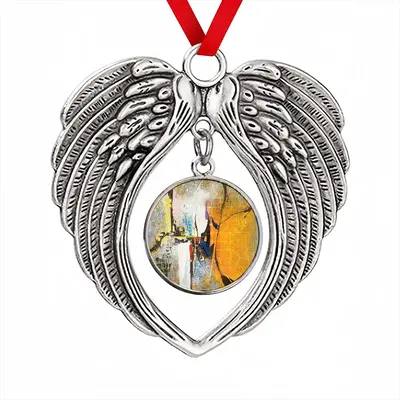 Granite Fire Ii Christmas Wings Pendant