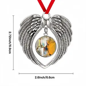 Granite Fire Ii Christmas Wings Pendant