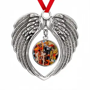 Dealer Christmas Wings Pendant