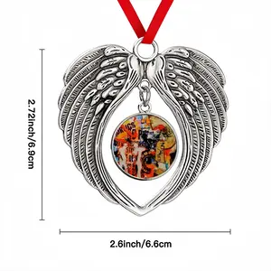 Dealer Christmas Wings Pendant