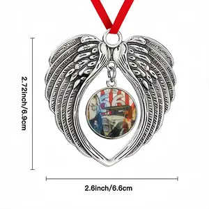 Route 66 Christmas Wings Pendant