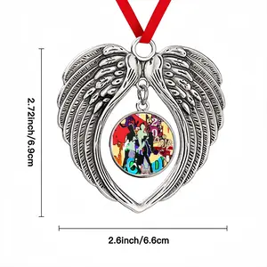 Shopping Christmas Wings Pendant