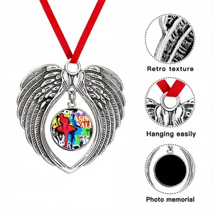 Casino Royale Christmas Wings Pendant