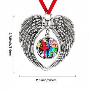 Casino Royale Christmas Wings Pendant