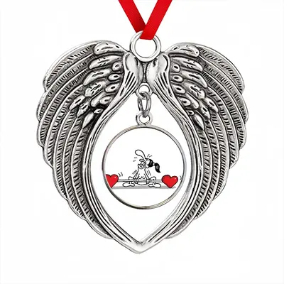 Lifting Love Christmas Wings Pendant