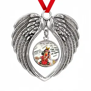 For Fetus Sake Christmas Wings Pendant