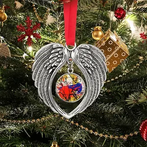 The Black Bull Christmas Wings Pendant