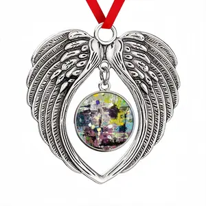 Another Planet Christmas Wings Pendant