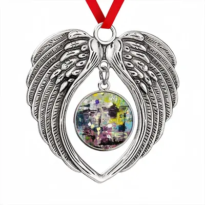 Another Planet Christmas Wings Pendant