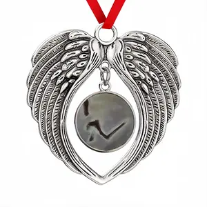 Five Lines (Pentagram) Christmas Wings Pendant