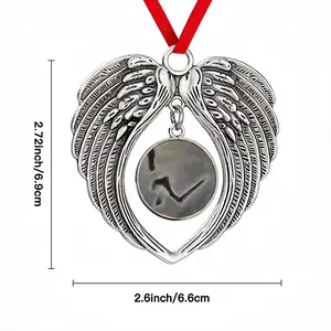 Five Lines (Pentagram) Christmas Wings Pendant