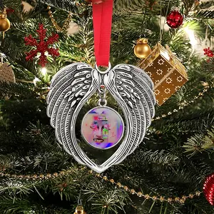 Call Me Sad Eyes Christmas Wings Pendant