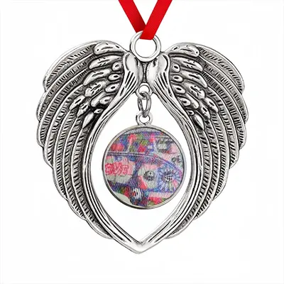 The Love Combi Christmas Wings Pendant