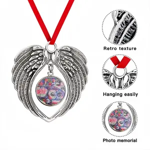 The Love Combi Christmas Wings Pendant