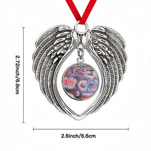 The Love Combi Christmas Wings Pendant