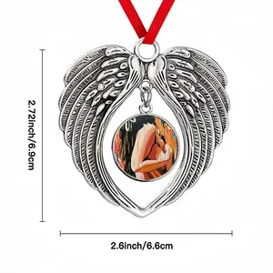 Hold Me Tight Christmas Wings Pendant