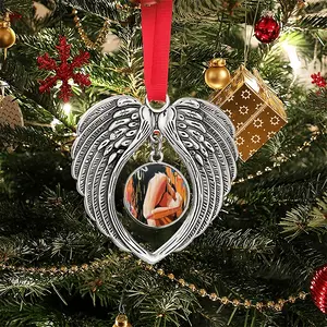 Hold Me Tight Christmas Wings Pendant