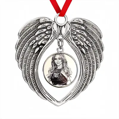 Ms Lopez Christmas Wings Pendant