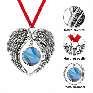 Swimming Pool Christmas Wings Pendant