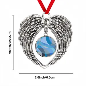 Swimming Pool Christmas Wings Pendant