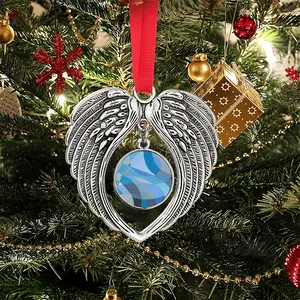 Swimming Pool Christmas Wings Pendant