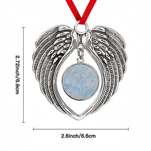 Reptile Skin Christmas Wings Pendant