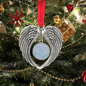 Reptile Skin Christmas Wings Pendant