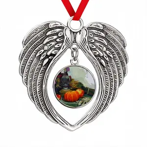 Autumn Still Life Christmas Wings Pendant